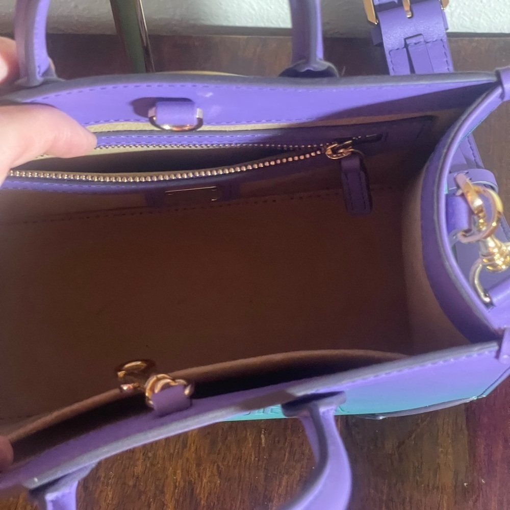 MCM Munchen Mini Bag Ombré in Purple and Green - Picture 5 of 7